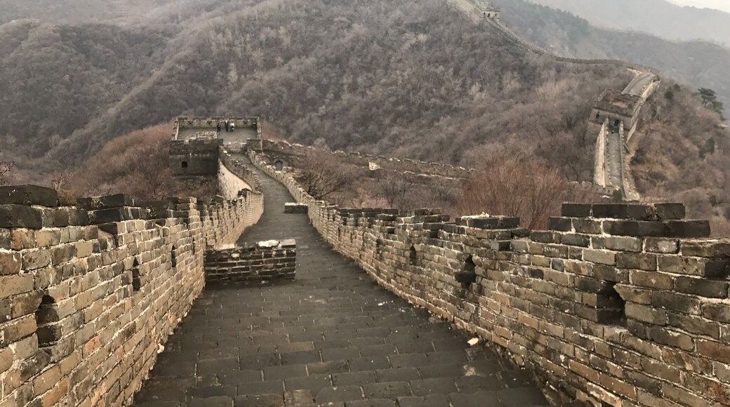 The Great Wall. We hiked the unrestored section through to the more restored section. So huge and just goes on as far as the eye can see.