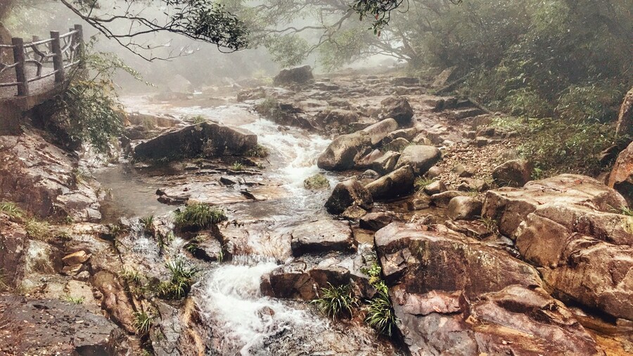 Mangshan national park 莽山国家森林公园、湖南 - what an amazing 2 day hike in this awesome National Park #hiking #china #travel #red #nationalpark