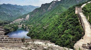 Contrary to the common thought the Great Wall of China is not one long wall, but a series of fortifications with gaps in between.
This picture was taken at the Huanghuacheng part, where the wall crosses a lake and is only in parts restored.
If you want to enjoy this monument to its full extent without being bothered by Showmen and merchants, get yourself a driver/guide and ask him to drive you to a quiet part of the wall. Huanghuacheng and Jinshanling are perfect spots to enjoy the impressive monument!
#china #beijing #greatwall #architecture