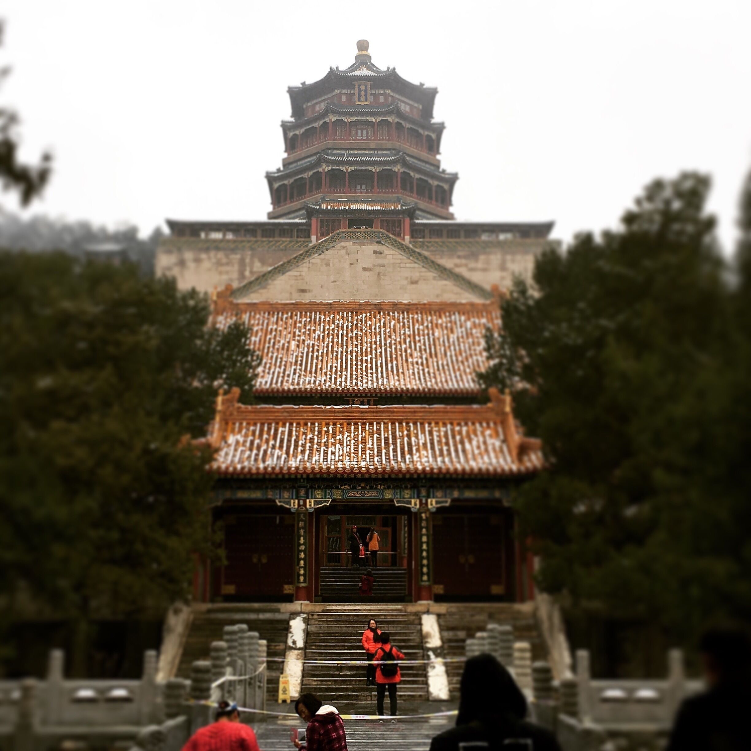 At the Summer Palace.