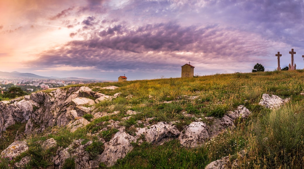 Sunset and Sunray over Calvary