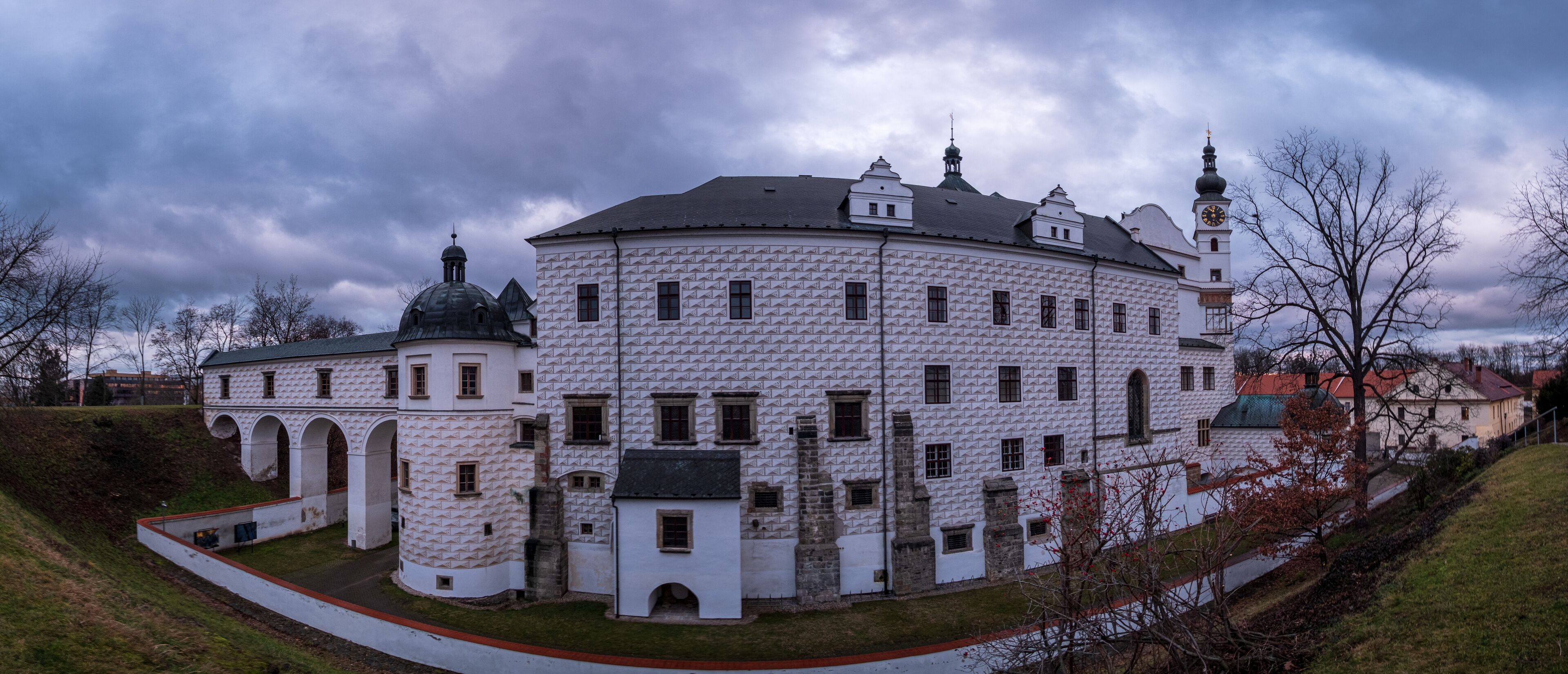 Pardubice Castle in Pardubice, Czech Republic.