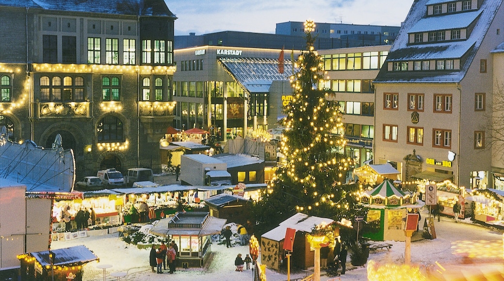 Dessau which includes a city and a square or plaza