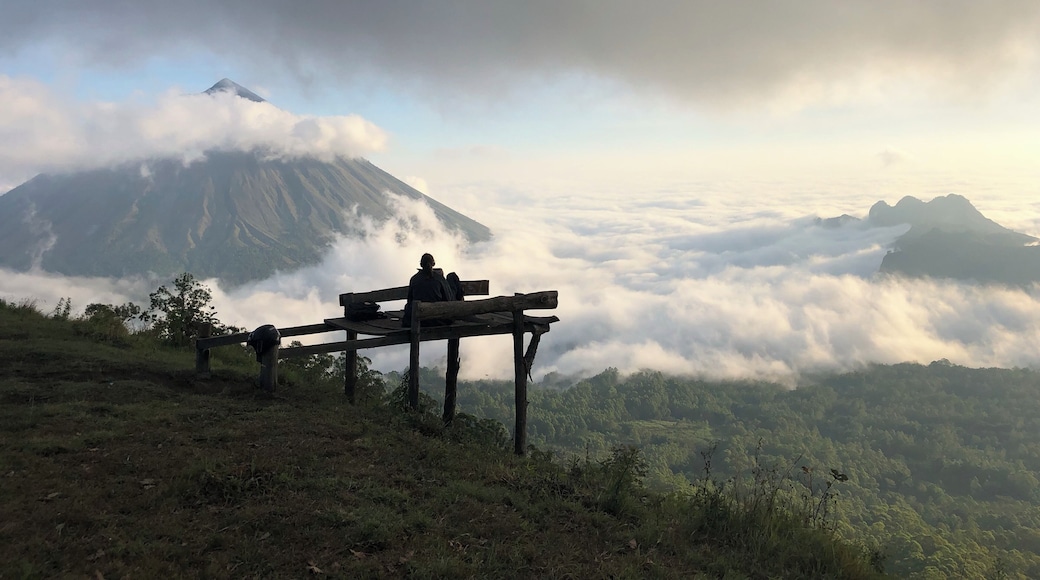 Waiting for the clouds to clear for sunset views. Perfect view point for amazing views of Bajawa and Inerie Volcano #nature