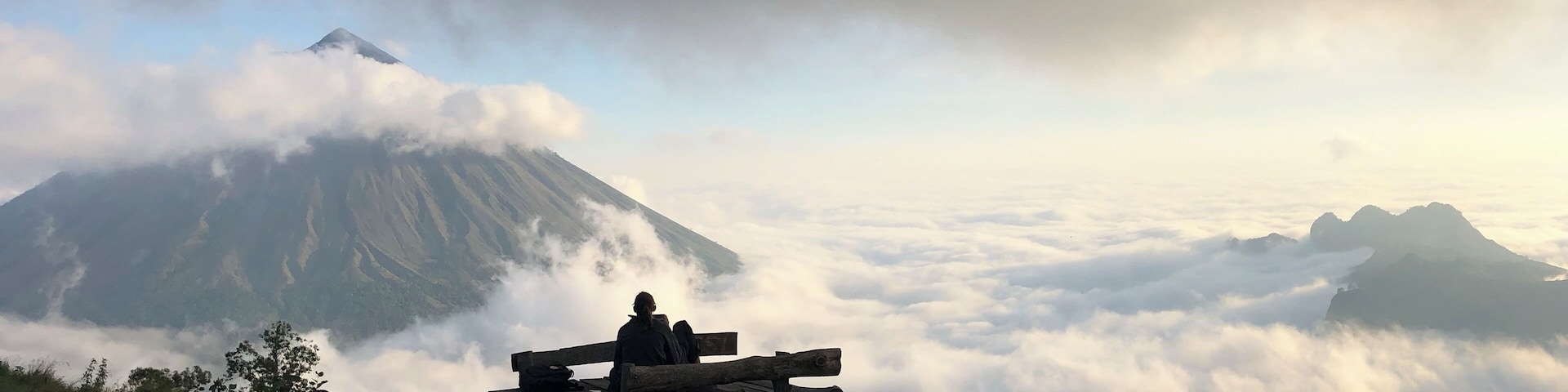 Waiting for the clouds to clear for sunset views. Perfect view point for amazing views of Bajawa and Inerie Volcano #nature