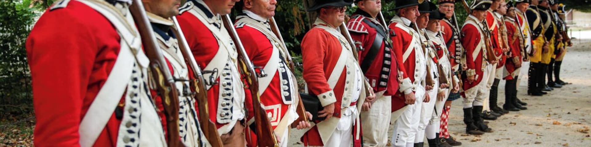 We had the opportunity to attend an event at Mount Vernon and were greeted by Revolutionary war re-enactors. Don't worry... the Red-Coats lost the battle !
