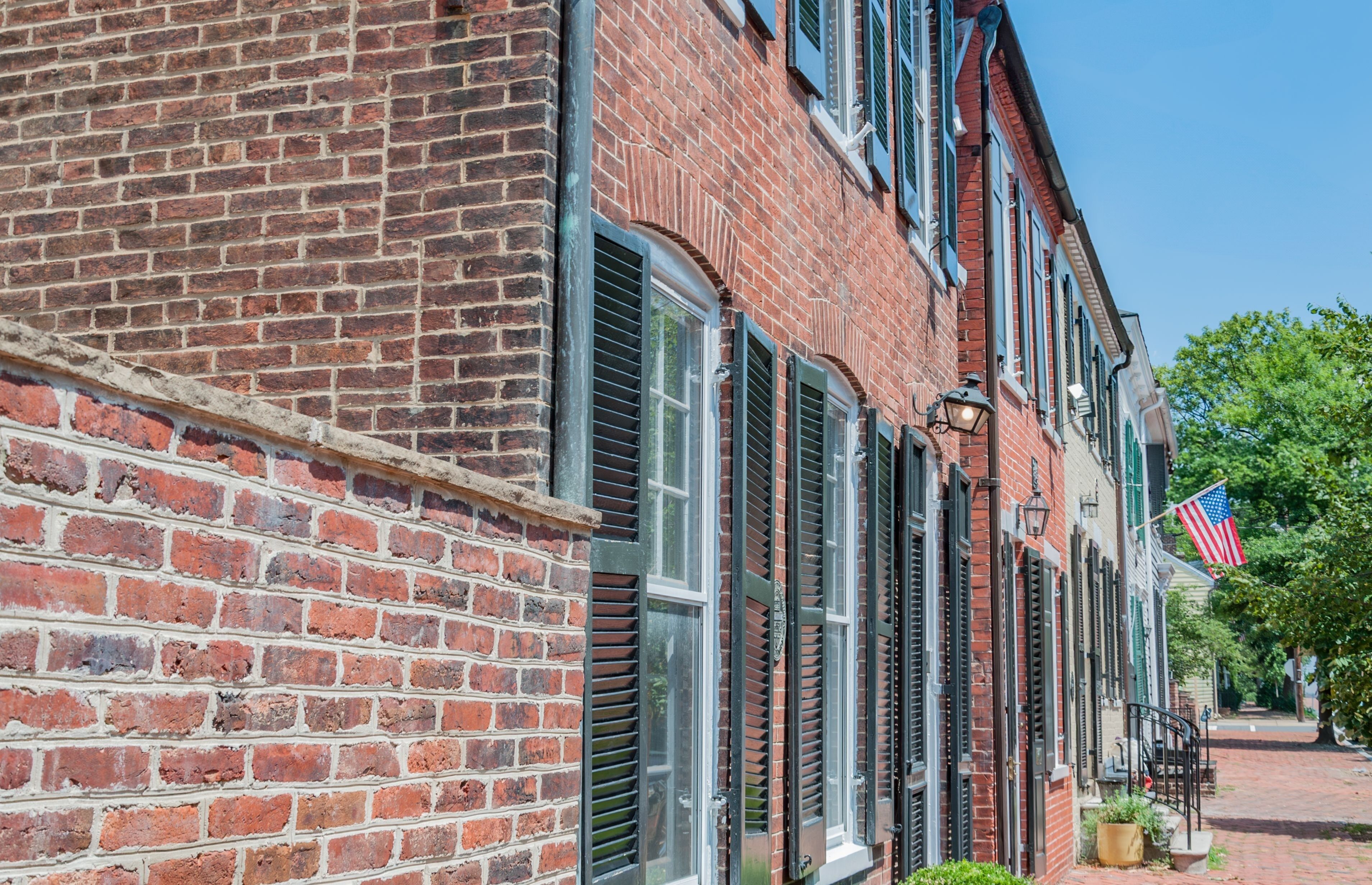 Old Town Alexandria Neighborhood on a Summer Day, Virginia