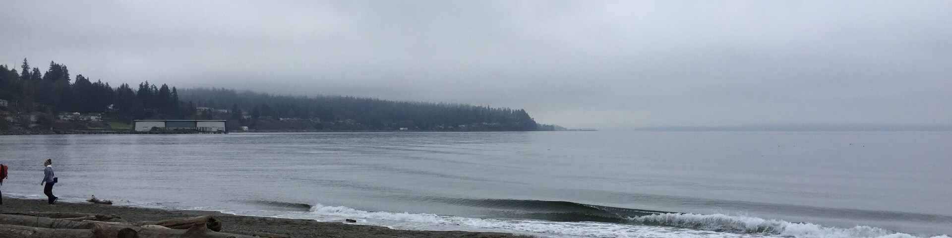 A great loop around trail about 3 miles which is very mellow and wide trail. Ends at the shore. Great place to take dog and run around.