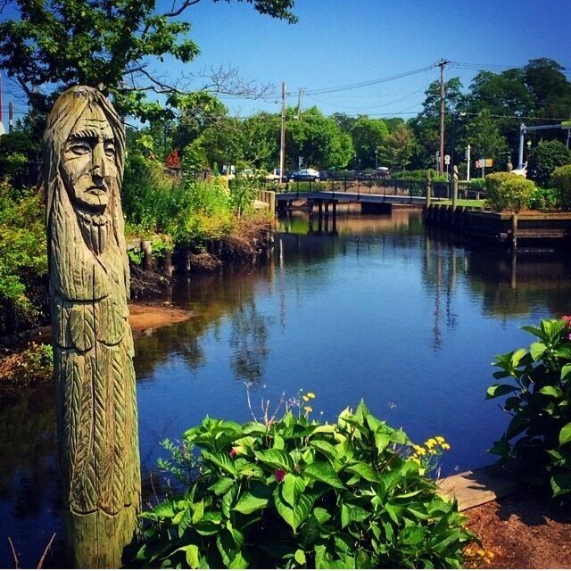 Tons of hand carved wooden poles throughout the park! 