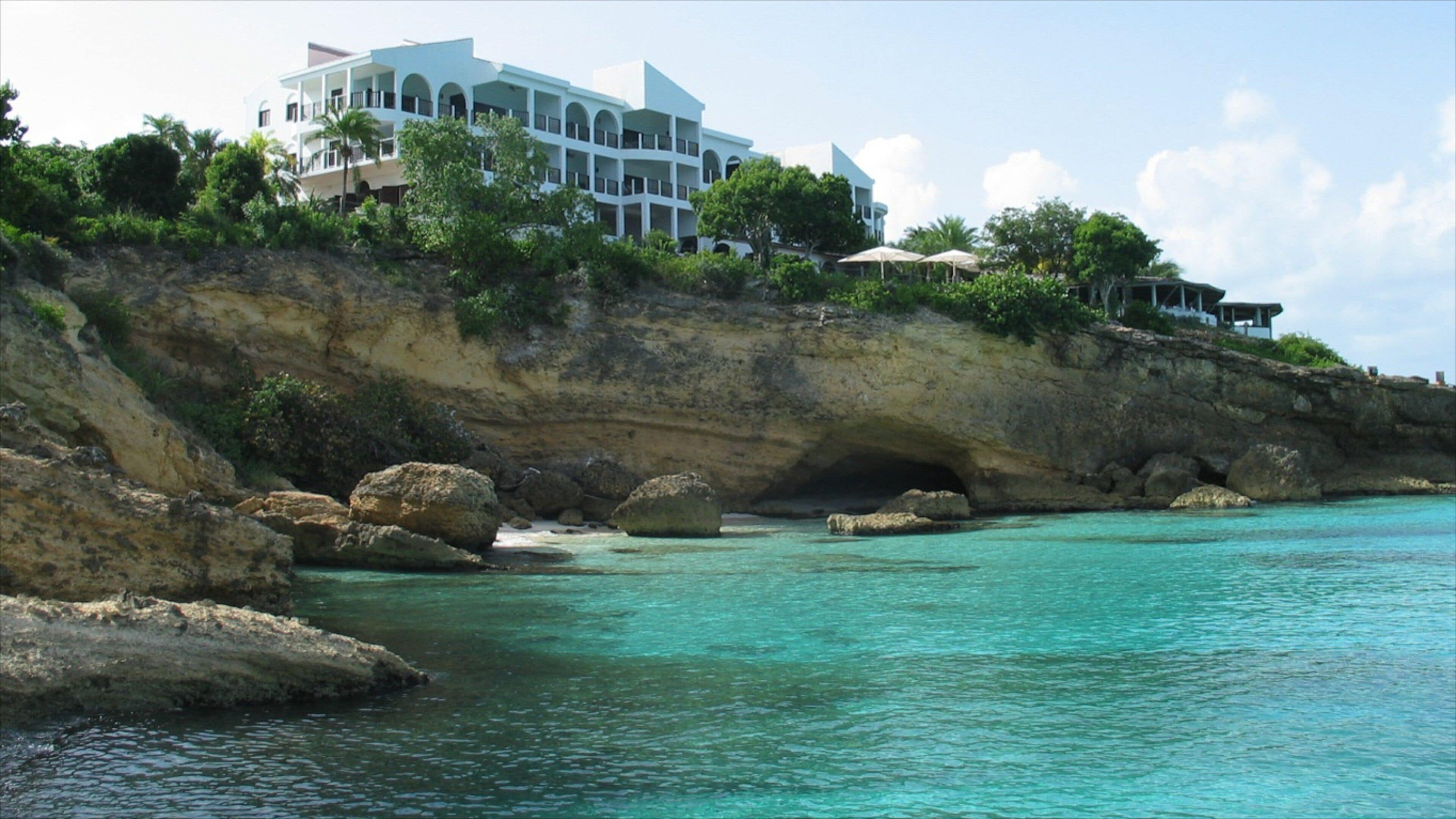 Anguilla featuring general coastal views, rocky coastline and tropical scenes