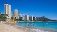 Waikiki Beach featuring general coastal views, a beach and swimming