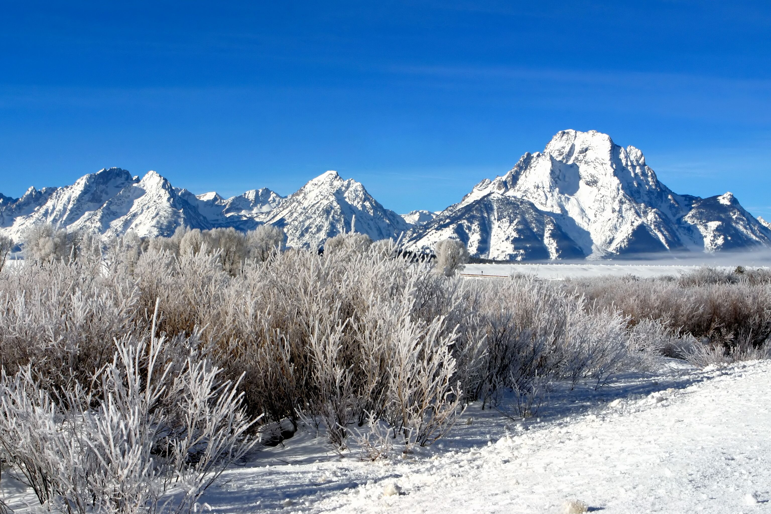 winter in tetons
