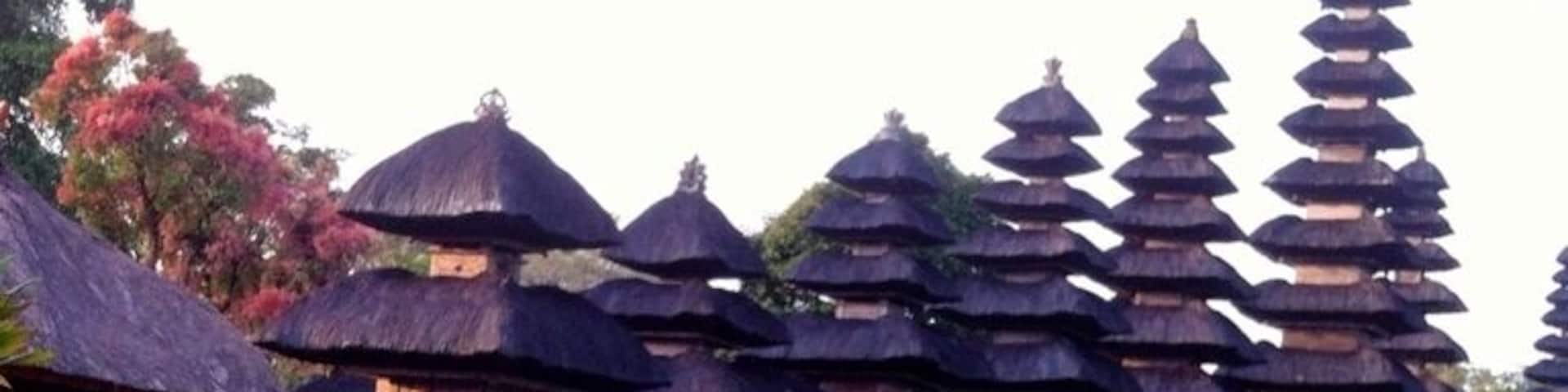 Nice temple view in evening sun