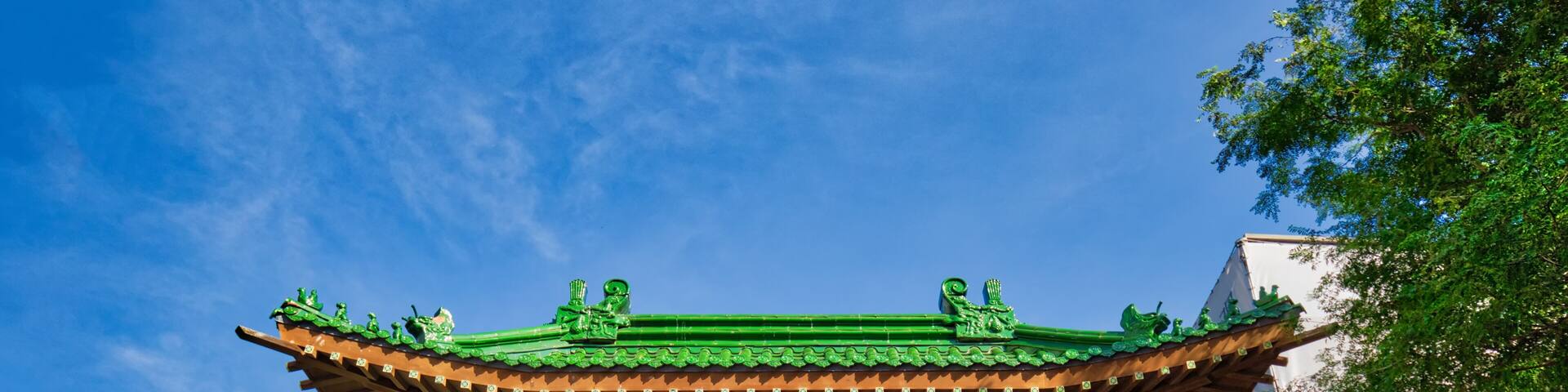Boston, Ma, USA - October 20, 2018: Entrance to Boston Chinatown, the only surviving historic ethnic Chinese enclave in New England