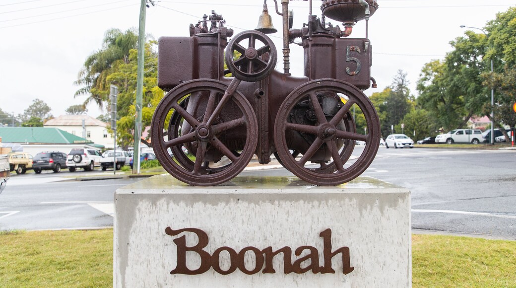 Boonah featuring heritage elements and signage
