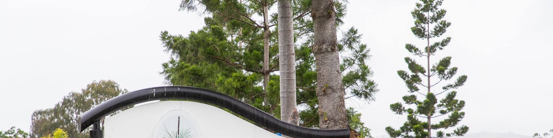 Boonah which includes signage and a park