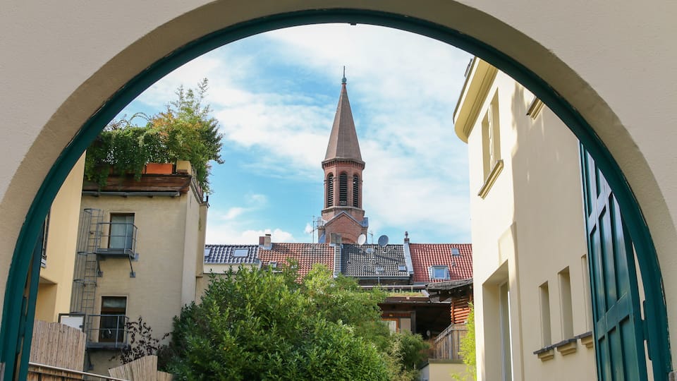 Friedenskirche in Cologne Ehrenfeld, Shutterstock ID 1174411627, SF SSA Case with Manager Approval: Case 07151371, Job: Prepay credit, Client/Licensee: , Other: