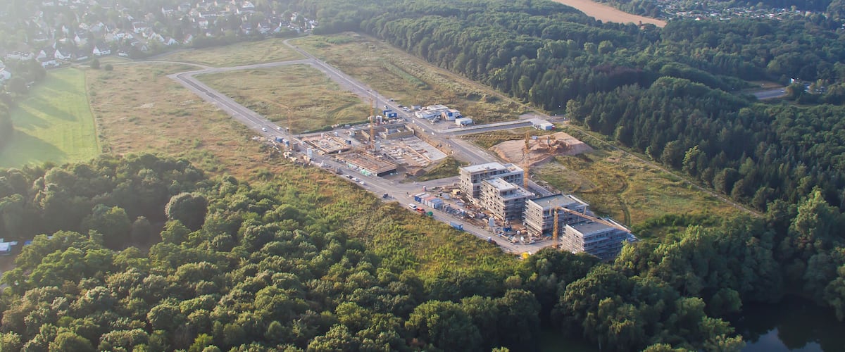 Ballonfahrt über Köln - Waldbadviertel Langendahlweg
