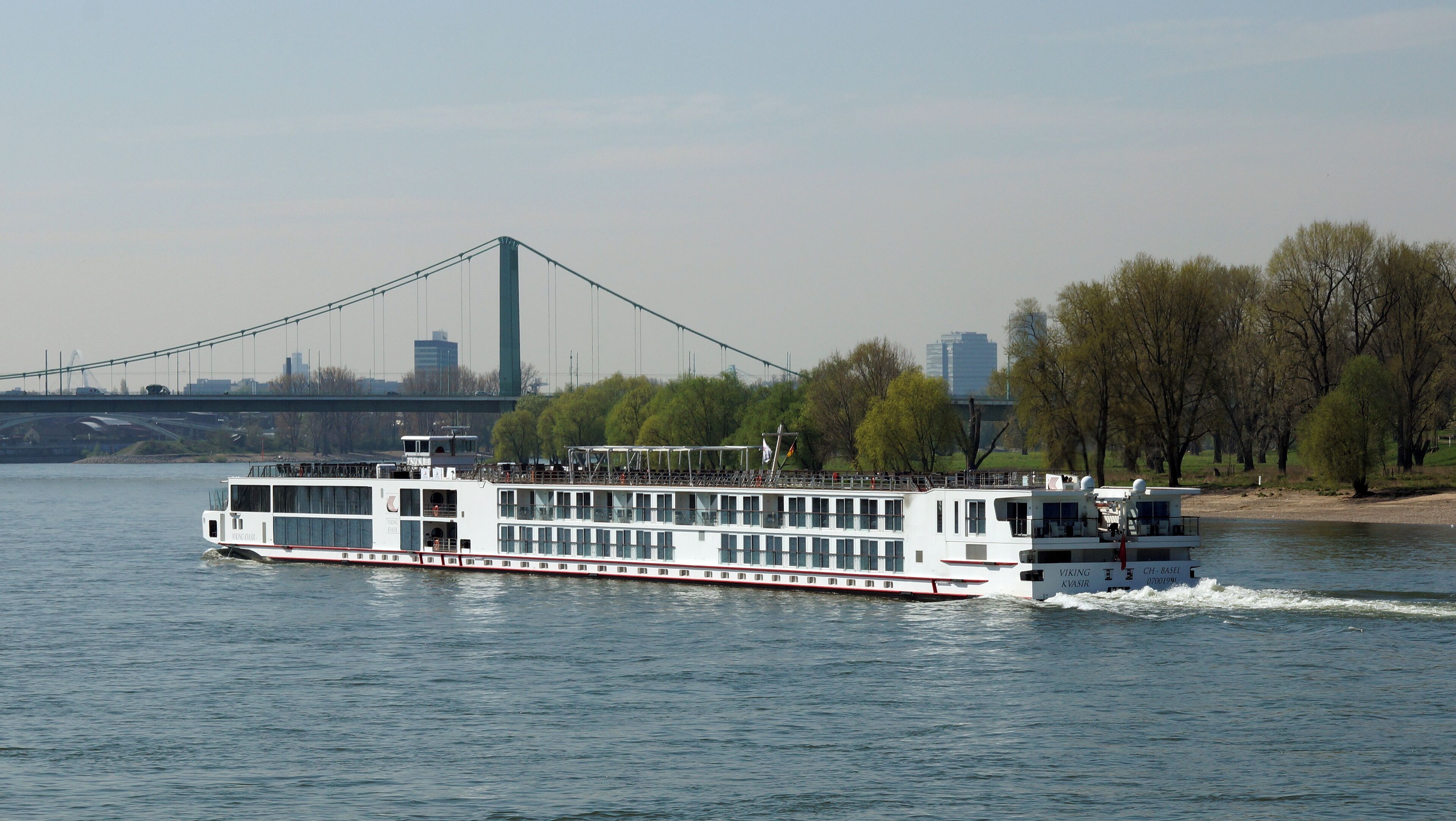 River cruise ship Viking Kvasir in Cologne.