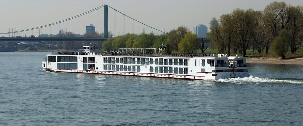 River cruise ship Viking Kvasir in Cologne.