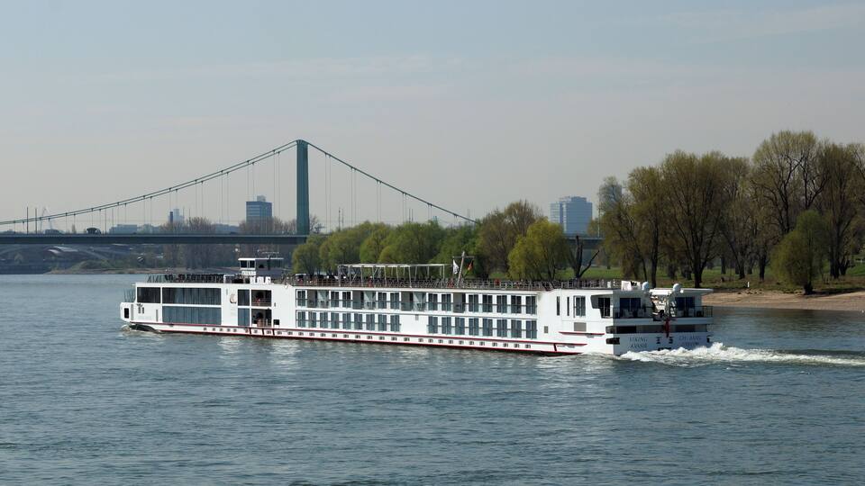 River cruise ship Viking Kvasir in Cologne.