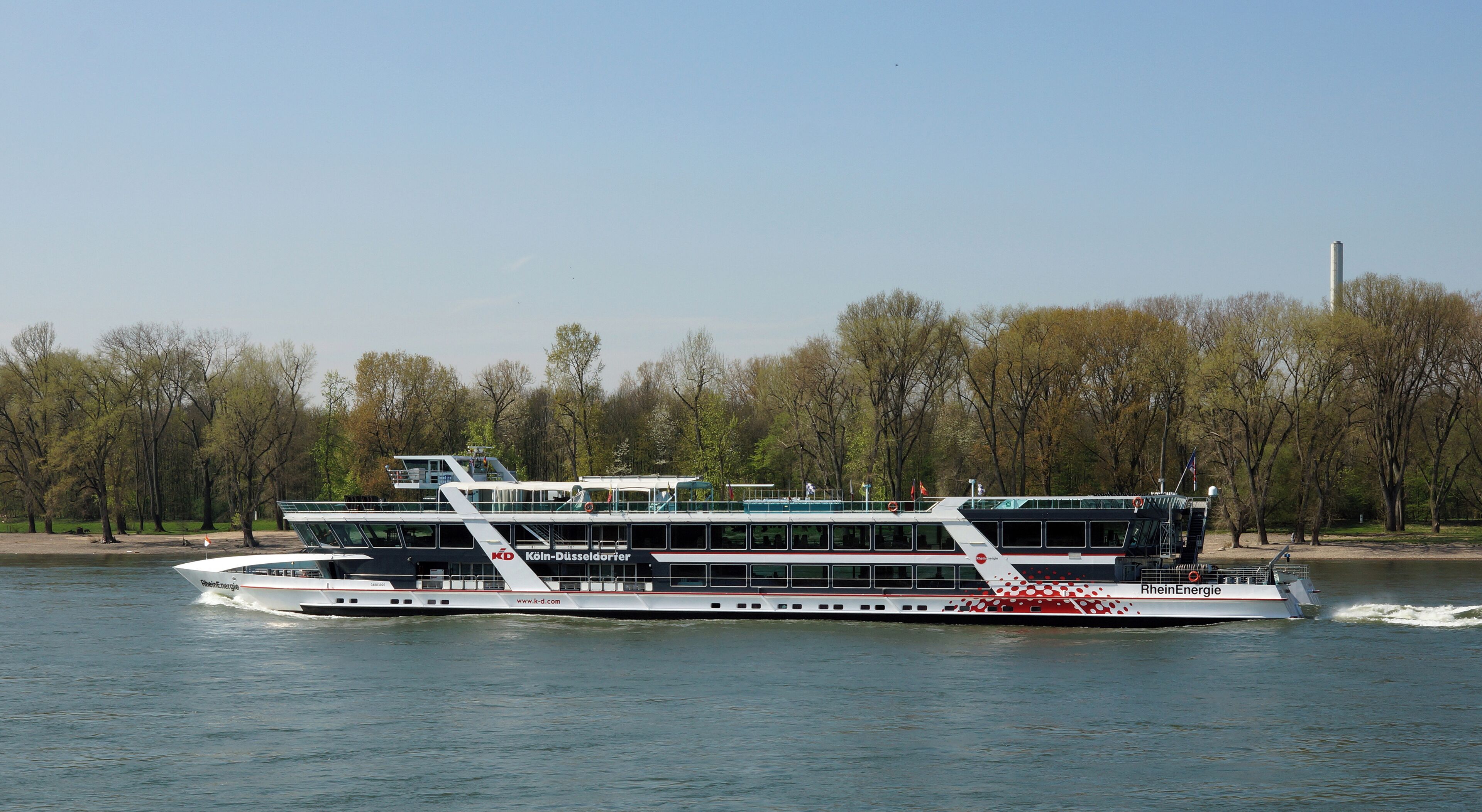 Passenger ship RheinEnergie in Cologne.