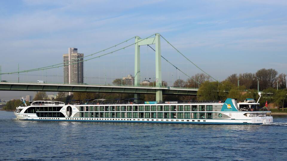 River cruise ship Amelia in Cologne.