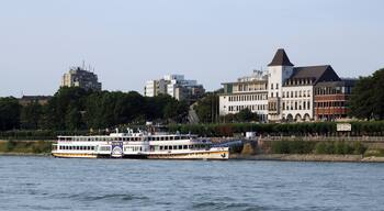 Paddle steamer Goethe in Cologne-Porz.