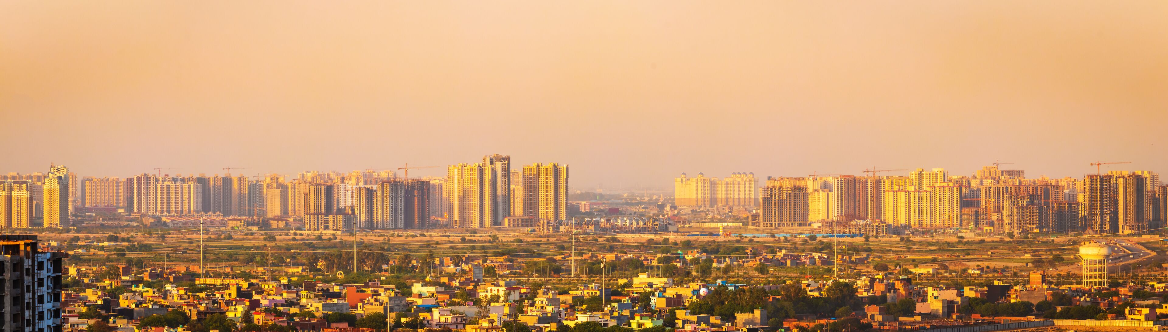  view of  high rise buildings in  greater Noida NCR, India