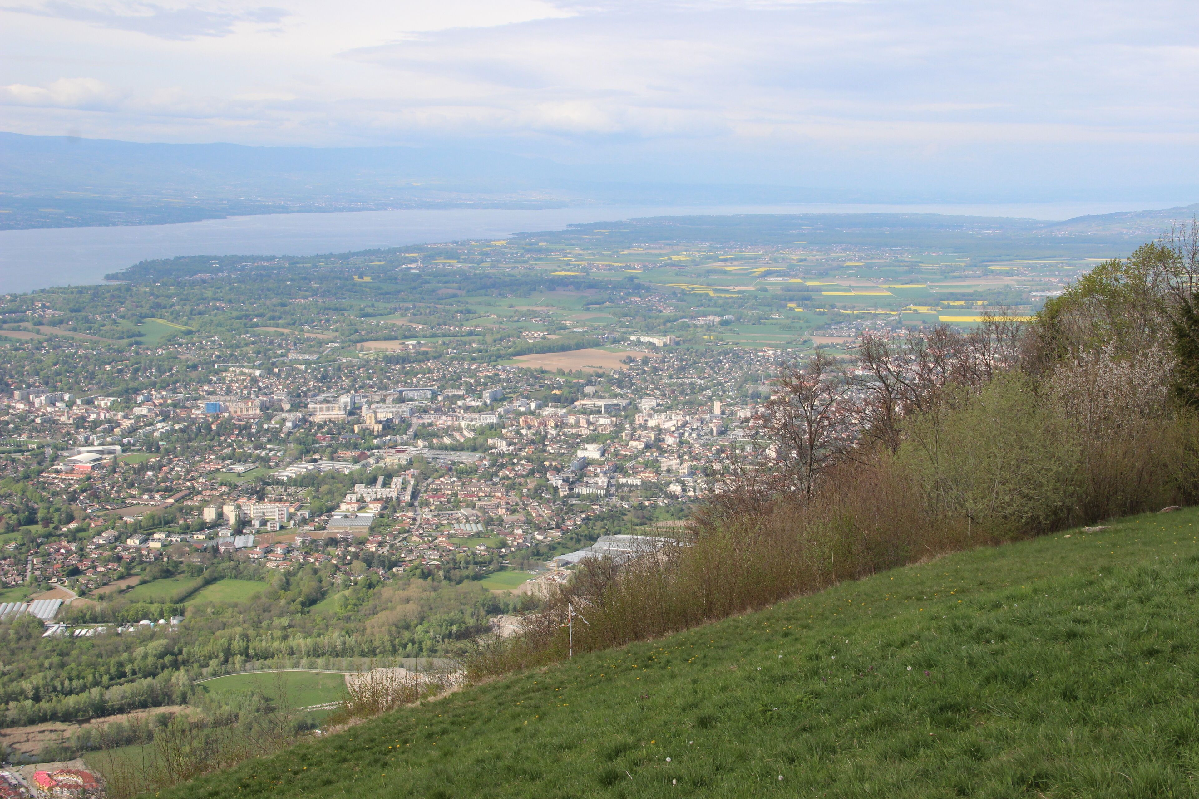 View on Geneva from the Salève