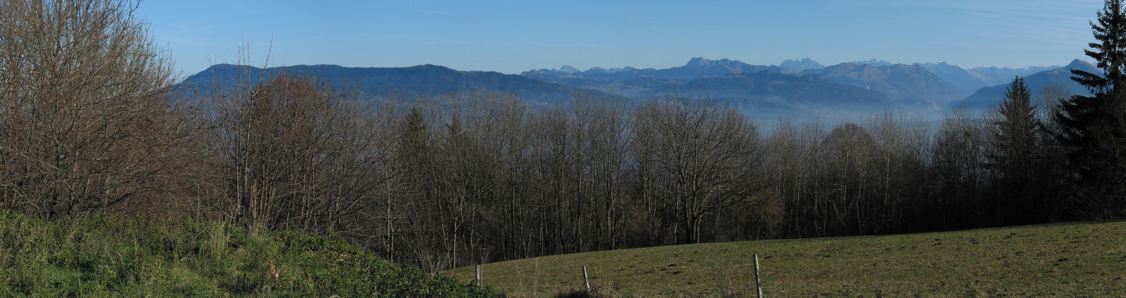 Alps viewed from the Salève