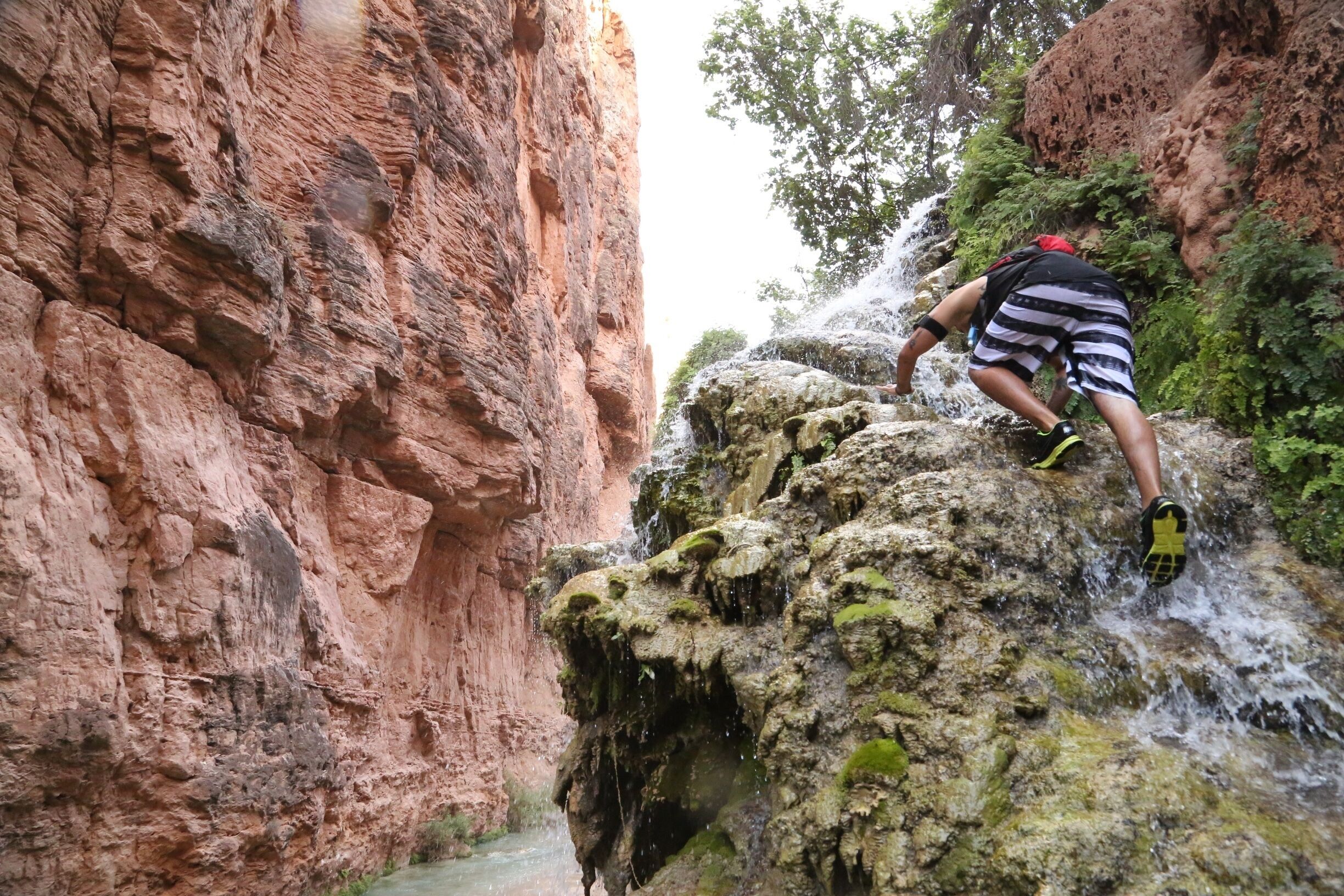 #hiking.. i love hiking being out doors following a trail or just making my own fresh air and the out doors is amazing. i hike every chance i can close to home or travel to find new locations, I'm from akron Ohio but i love to travel this photo was from...supai in the grand canyon region about 10 mile to the bottom of canyon and you will find a few amazing waterfalls clear blue water and breath taking well worth the trip and best place to hike