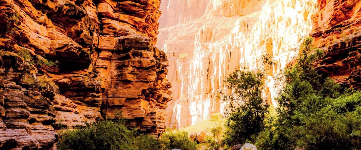 You can follow Havasu Creek all the way to the confluence of the Colorado River. It makes for a long day but it’s worth it for these views. #adventure #adventurephotocontest