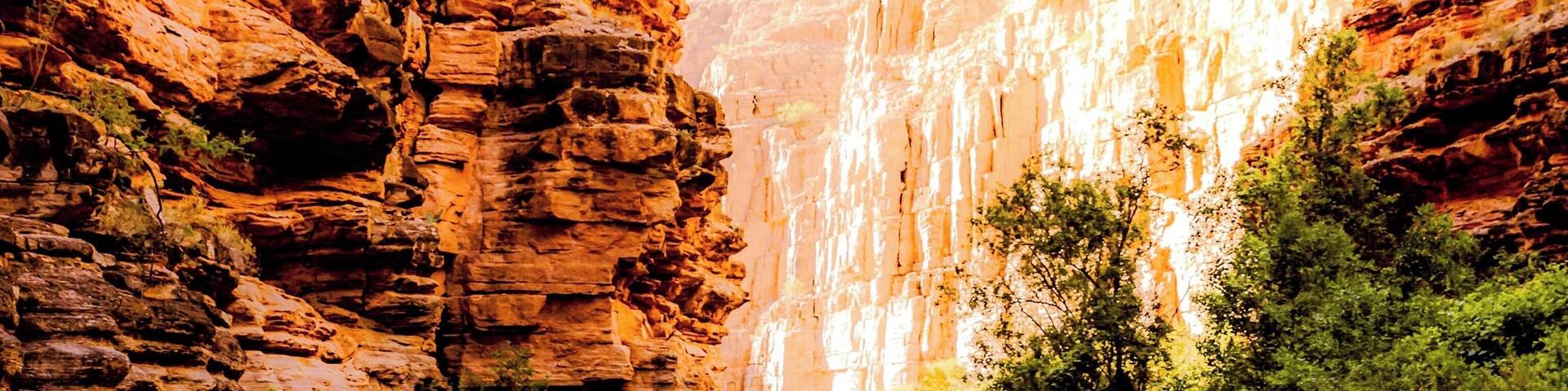 You can follow Havasu Creek all the way to the confluence of the Colorado River. It makes for a long day but it’s worth it for these views. #adventure #adventurephotocontest