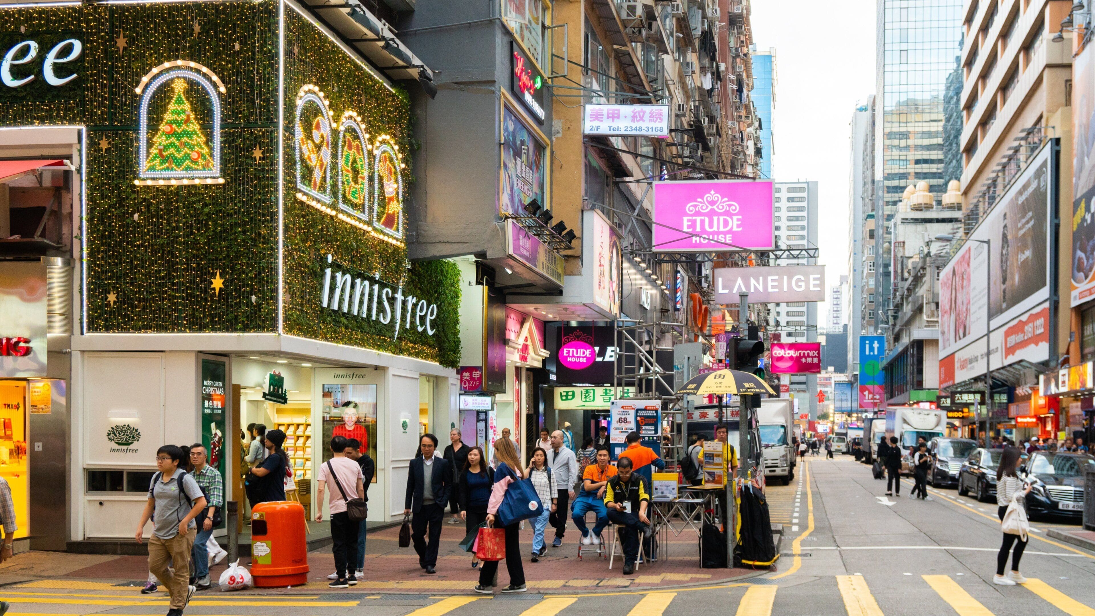 Mong Kok featuring city views, a city and street scenes