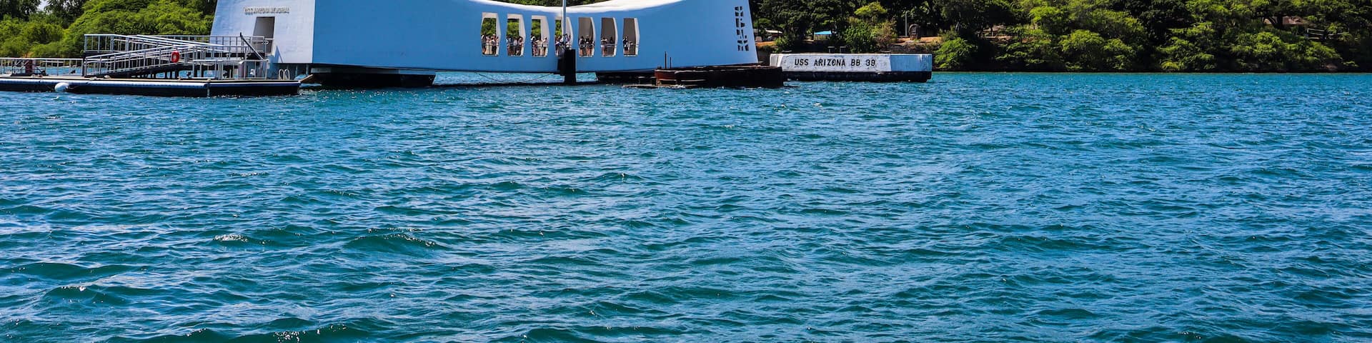 USS Arizona Memorial at Pearl Harbor, Hawaii