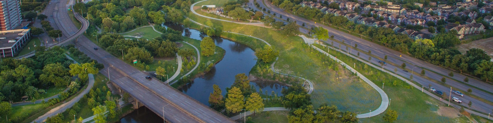 Houston Skyline during late afternoon looking east