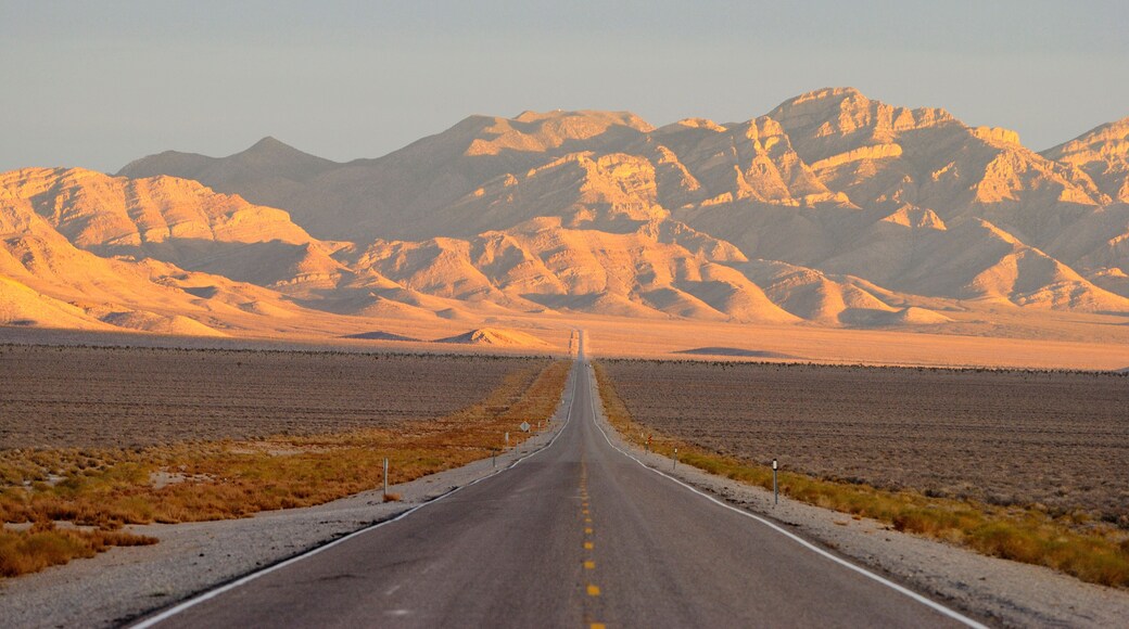 Extraterrestrial Highway in Sand Spring Valley, Nevada.