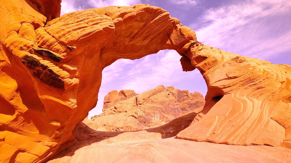 Arch Rock at Valley of Fire State Park