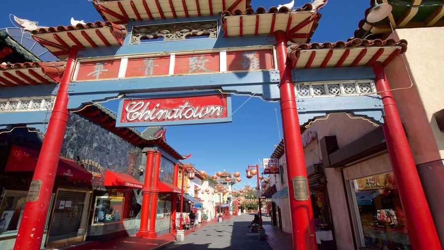 Chinatown featuring signage