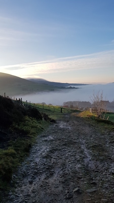My home village on a cold misty morning.