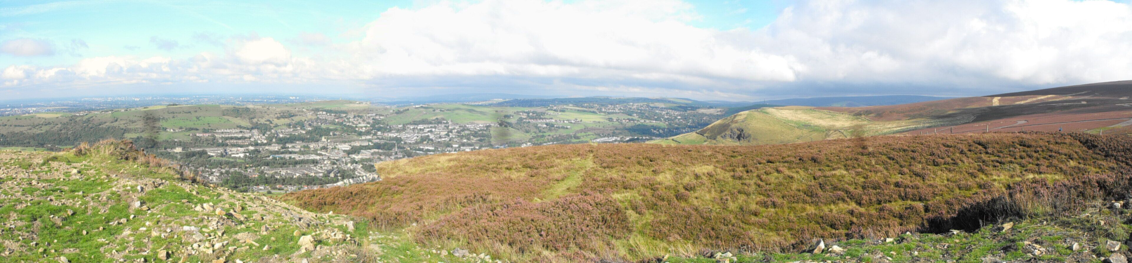 The view from Buckton Castle