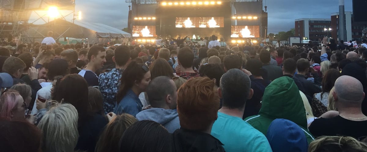 The Courteneers gig at Old Trafford!