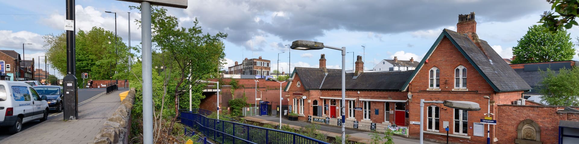 Urmston Trainstation Manchester UK