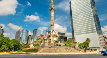 The Angel of Independence stands in the center of a roundabout in Mexico City, Mexico.; Shutterstock ID 546727816