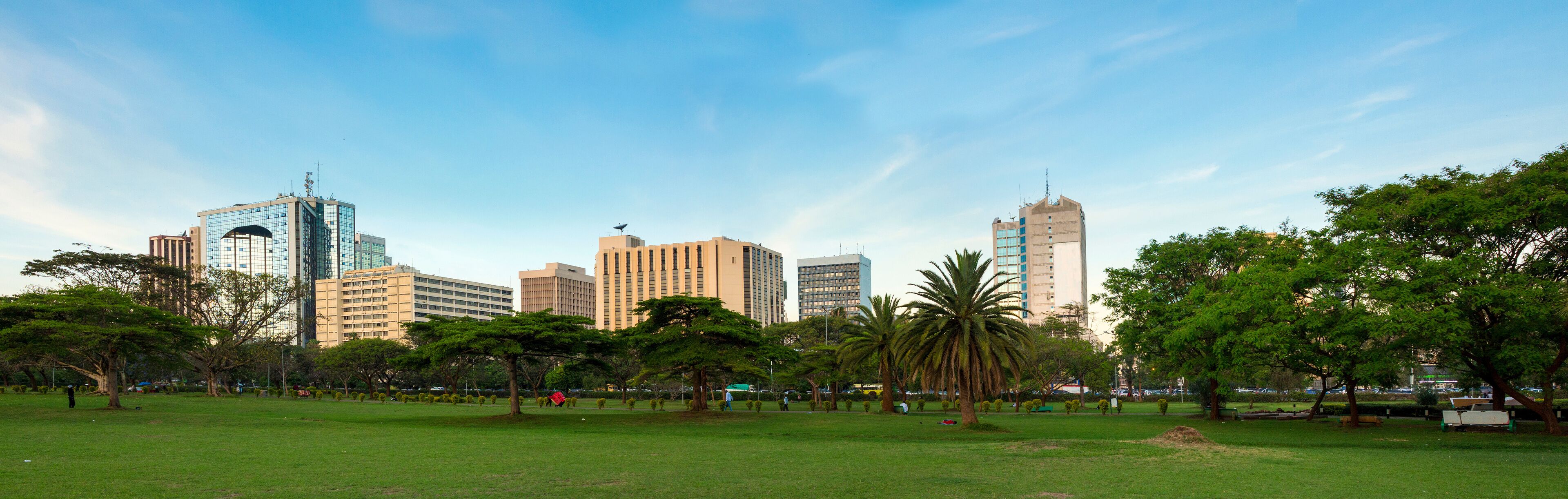 Nairobi downtown panorama