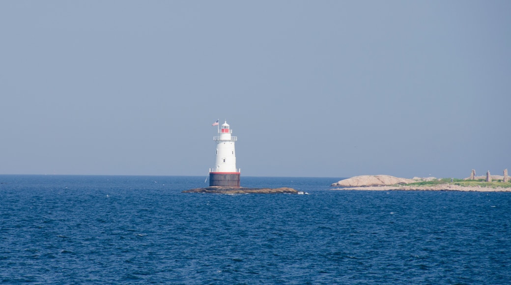 Rhode Island, Little Compton, Sakonnet River. Sakonnet Point Light aka West Island Light.