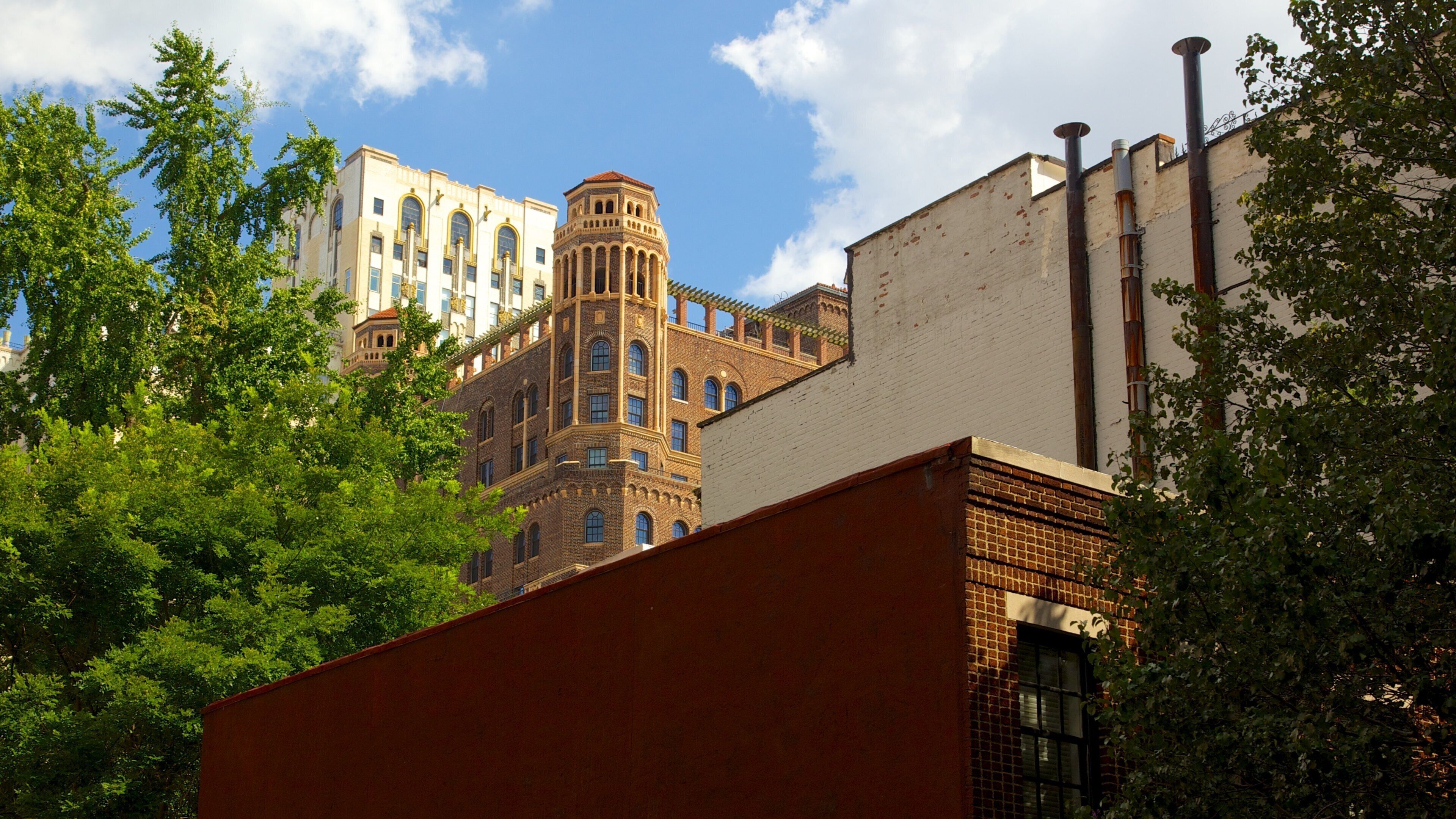 Brooklyn Heights showing a city