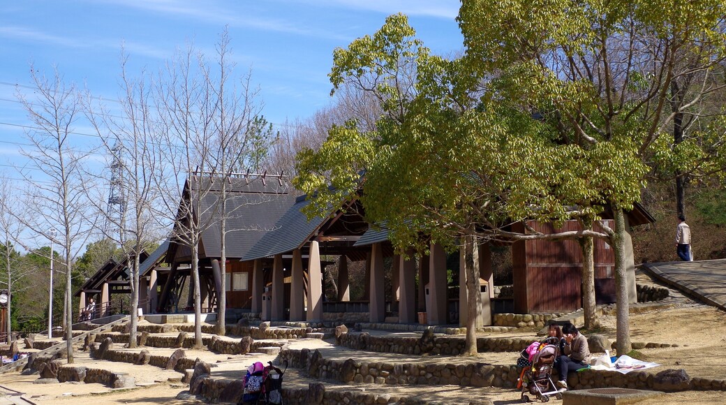 錦織公園にて やんちゃの里の休憩所 2013.3.15