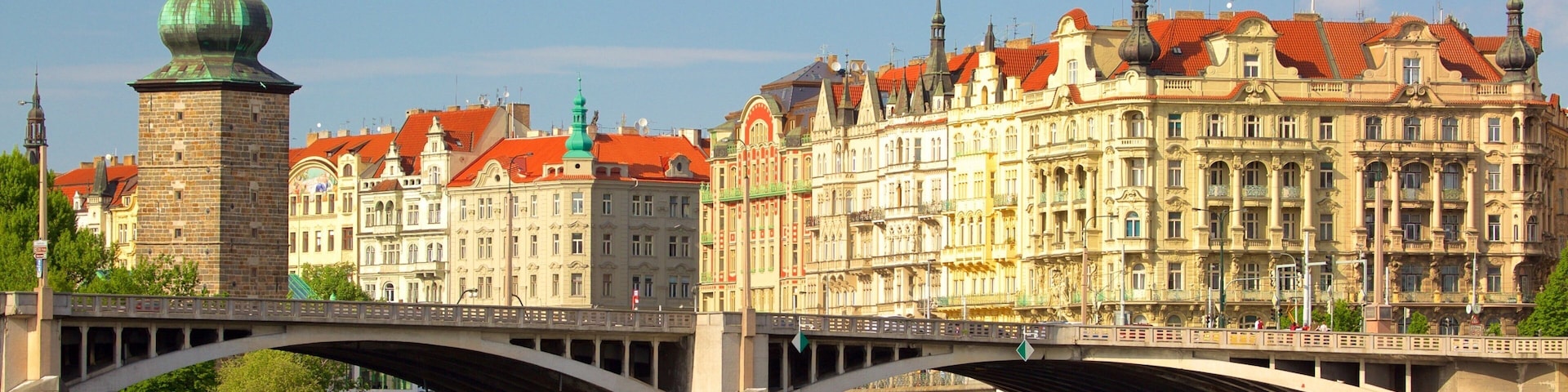 Nove Mesto which includes a bay or harbor, a city and a bridge